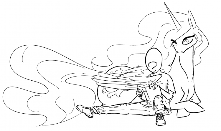 Принцесса принцесса Селестия человек