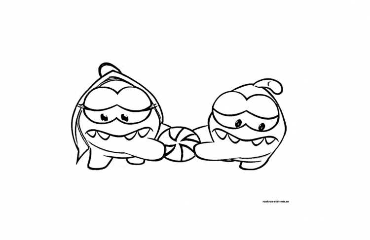 Раскраска Волшебная кухня нямняшка