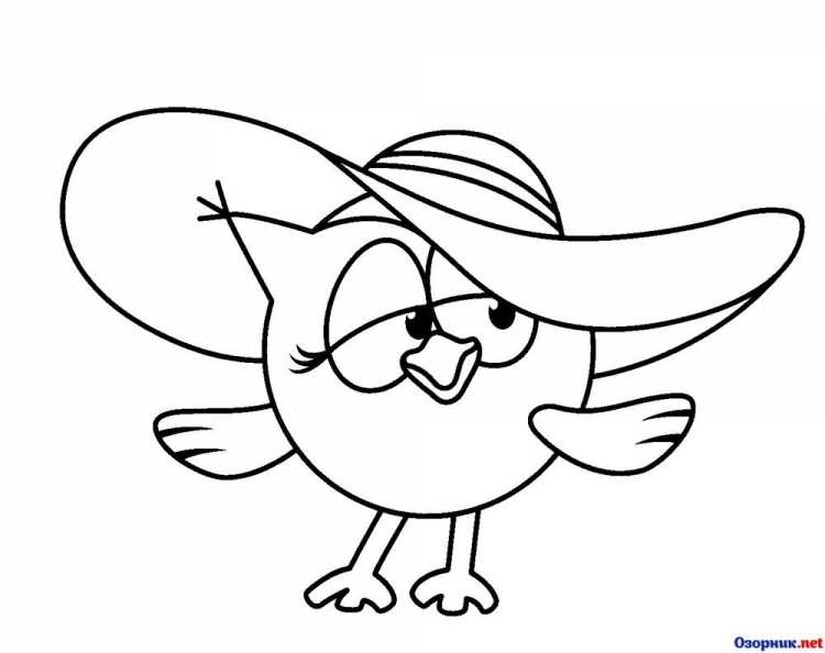 Совунья из смешариков раскраска