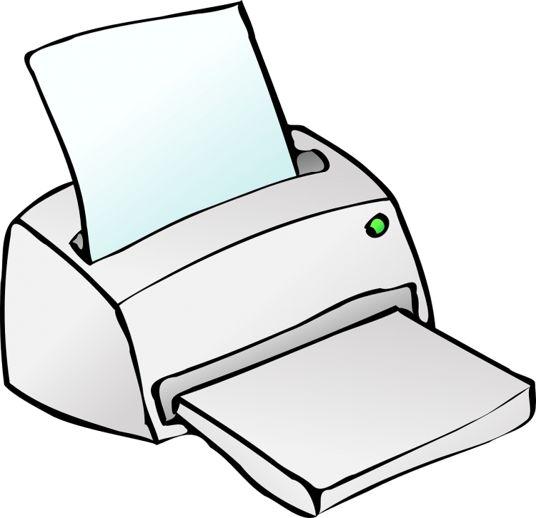 Принтер мультяшный