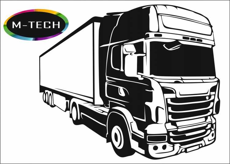 Грузовик DAF вектор