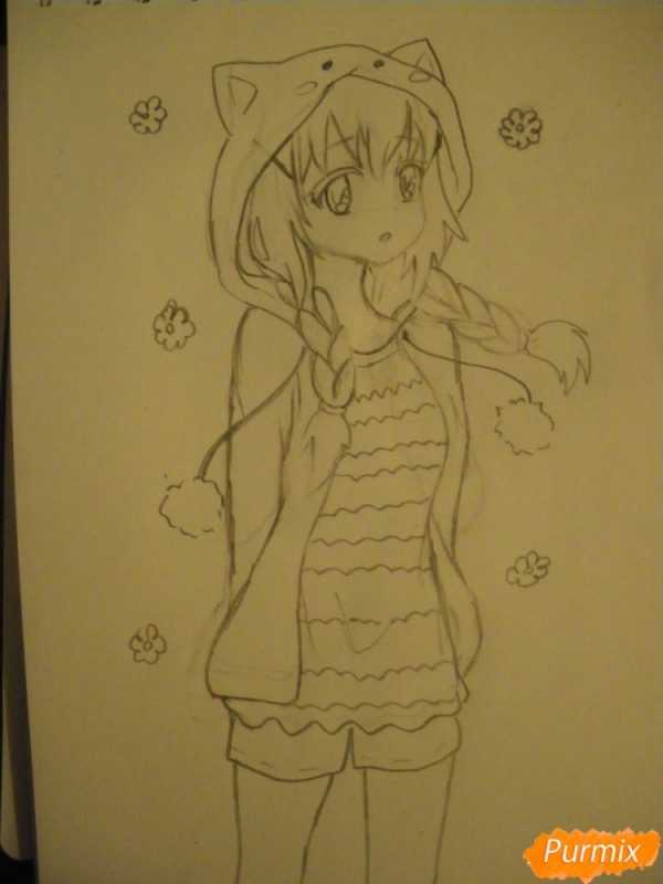 Аниме эскизы для рисования