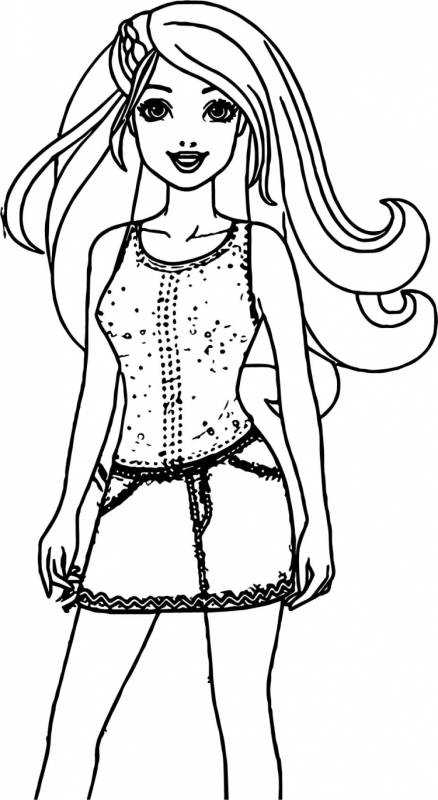 Куклы для раскрашивания с одеждой