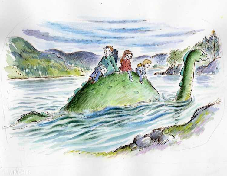Лондон чудовище Nessie