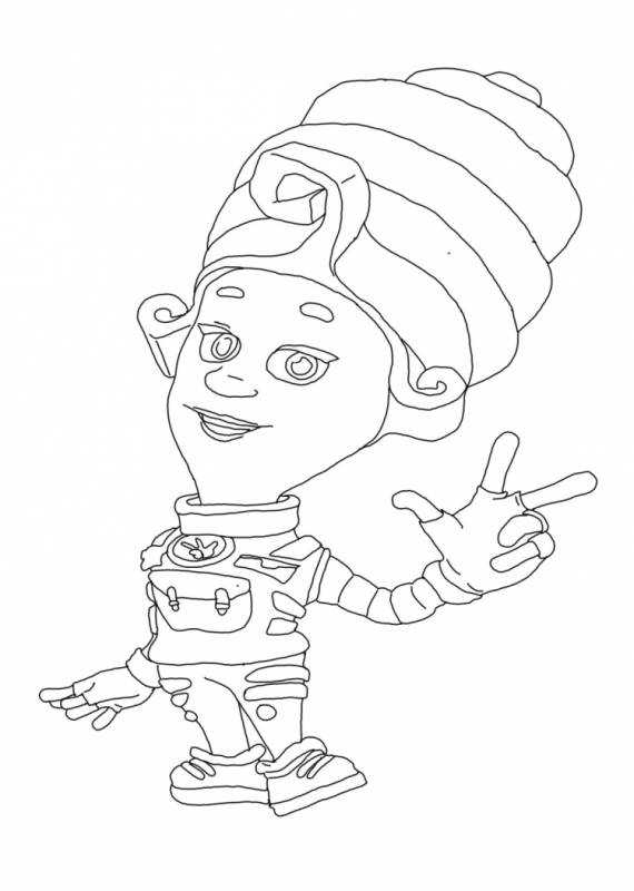 Фиксики шпуля разукрашка