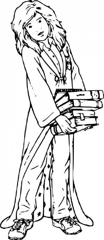 Раскраска Гарри Поттер великан