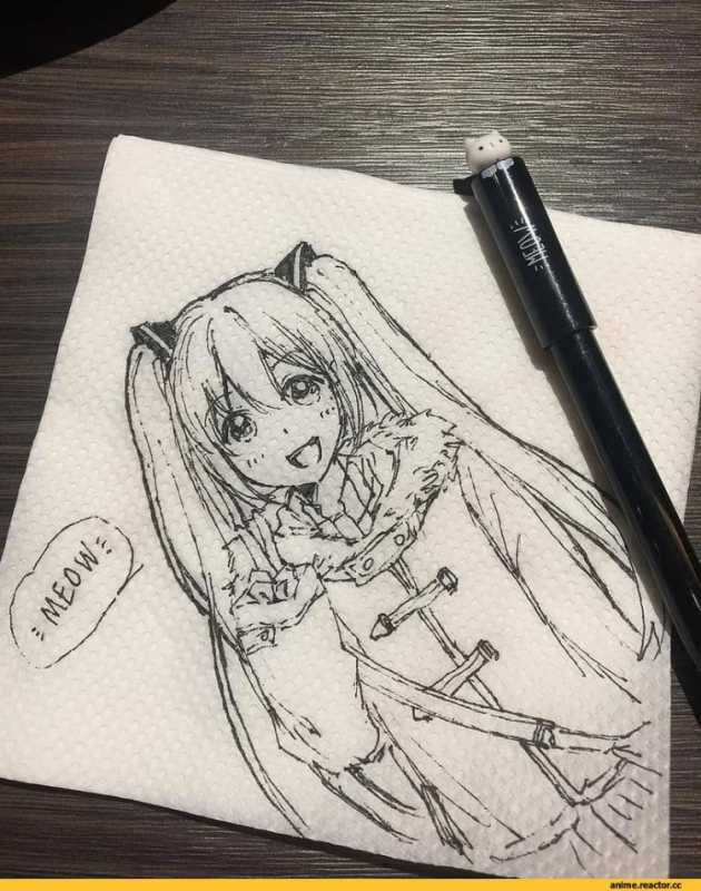 Аниме ручкой