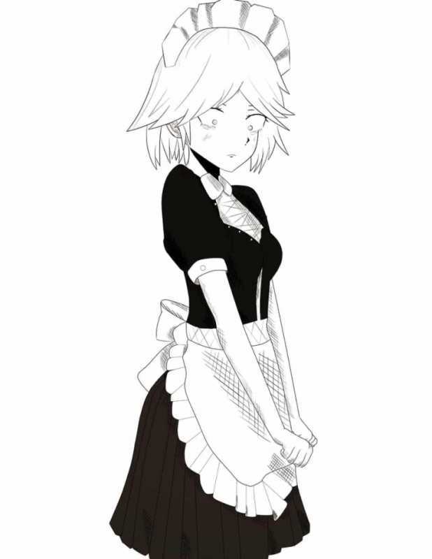 Эскиз горничная