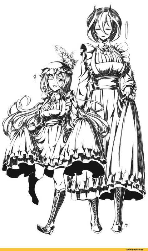 Раскраска Ре Зеро Эмилия