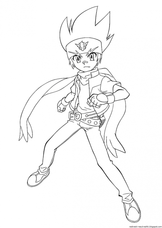 Beyblade раскраска