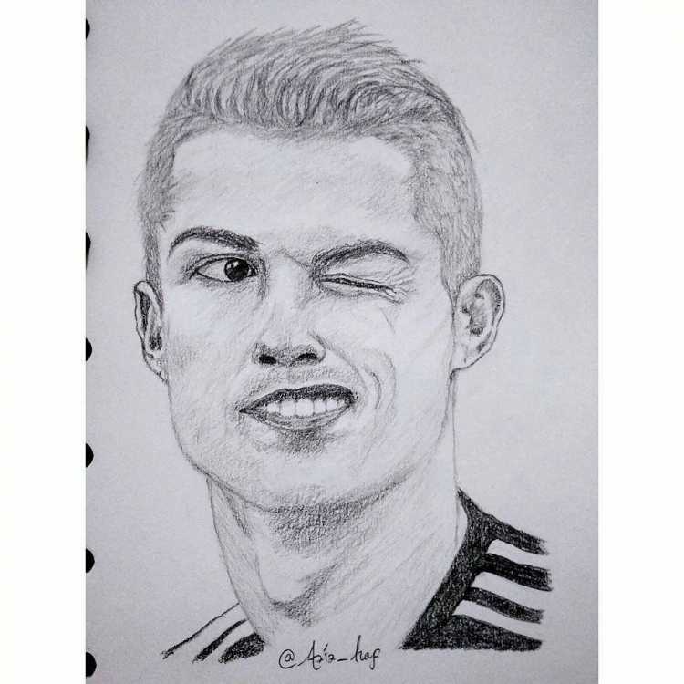 Криштиану Роналду раскраска