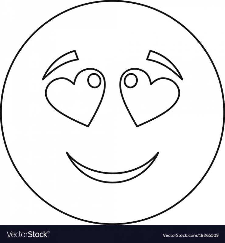 Смайлики раскраска