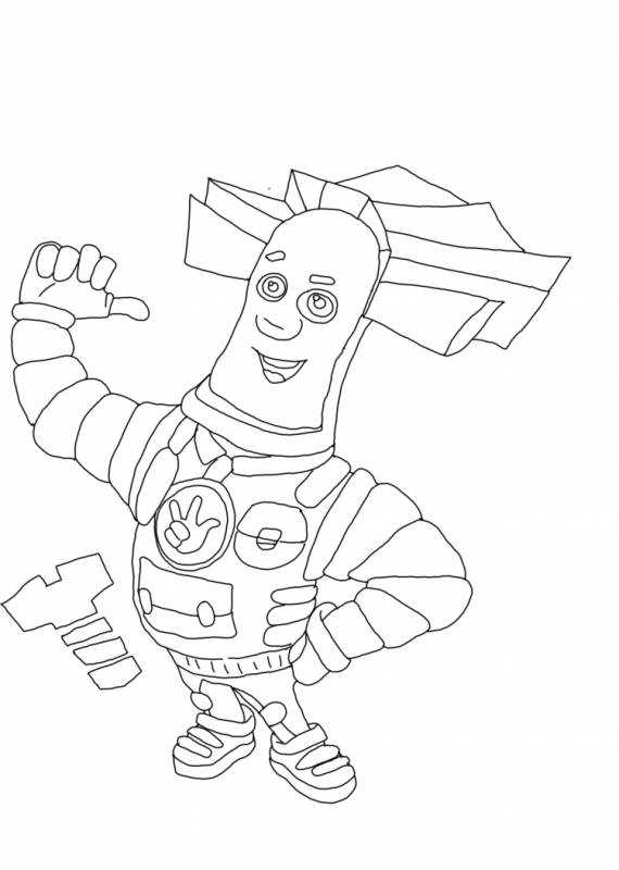 Герои мультика Фиксики Папус