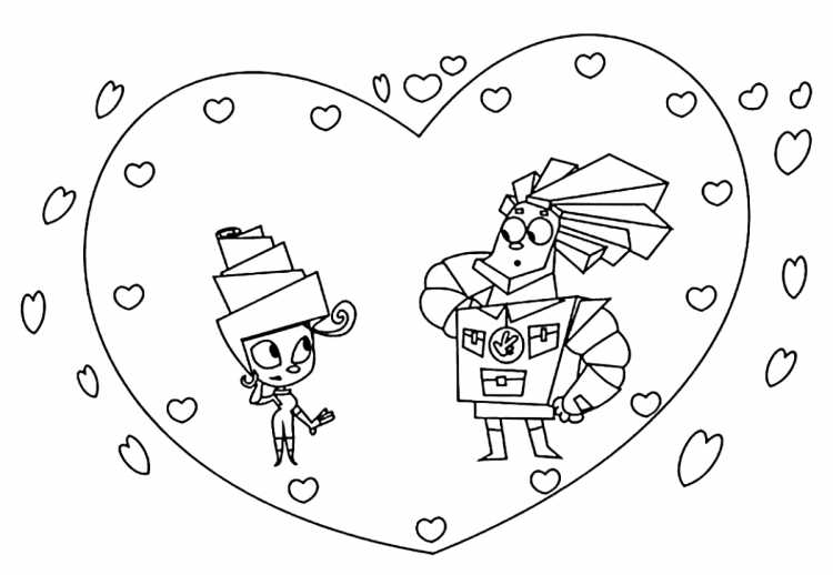 Бася Фиксики раскраска