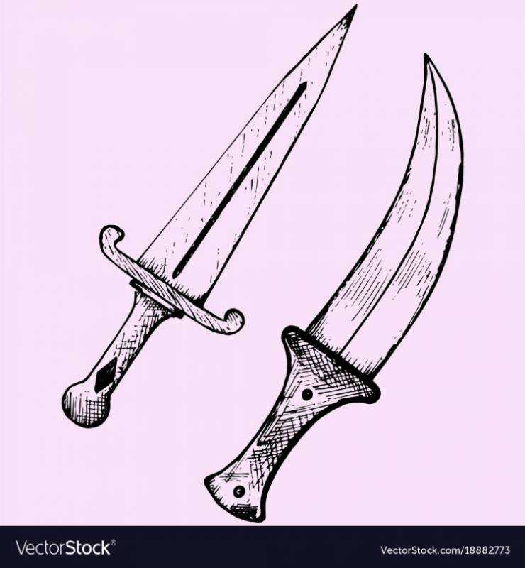 Кинжал Графика