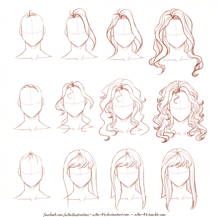 Волосы для рисования