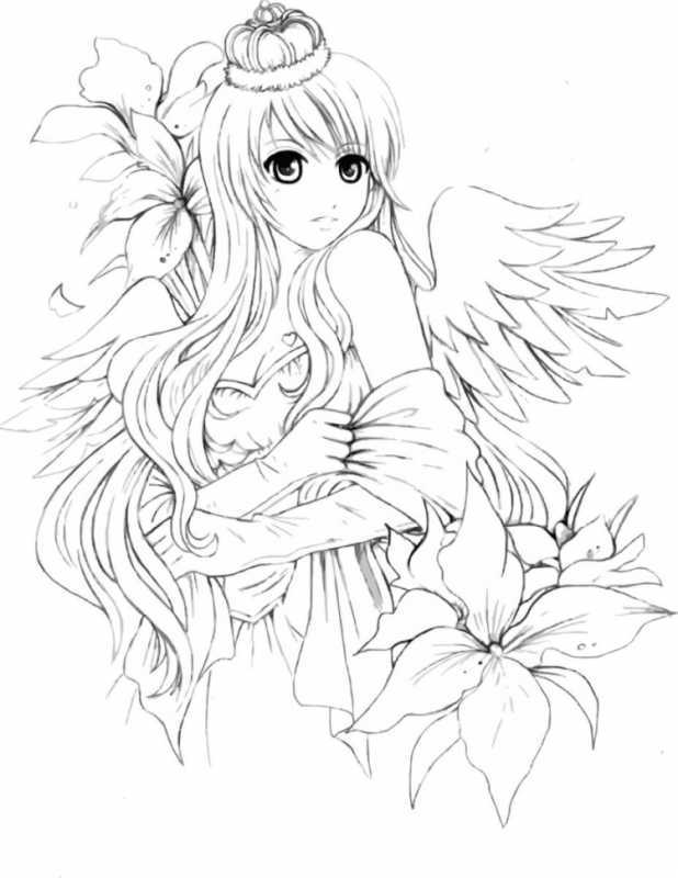 Раскраски аниме