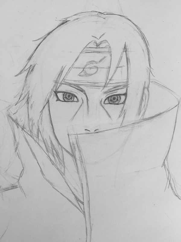 Итачи карандашом
