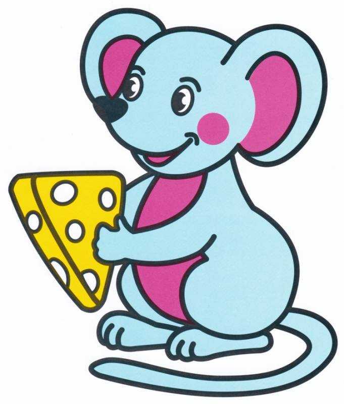 Мышь раскраска для детей