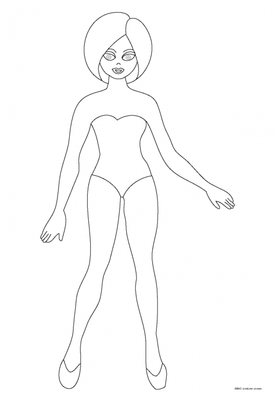 Куклы модели для рисования