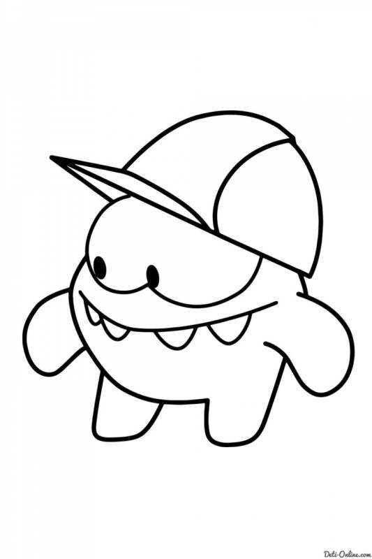 Ам Ням раскрашивать