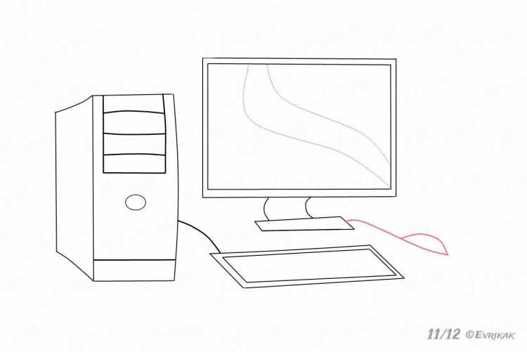 Раскраска компьютер