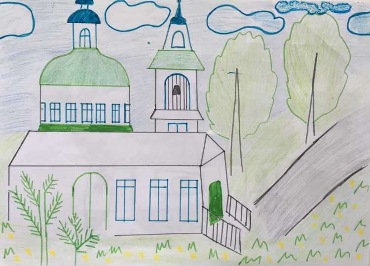 Рисунок на тему моя малая Родина