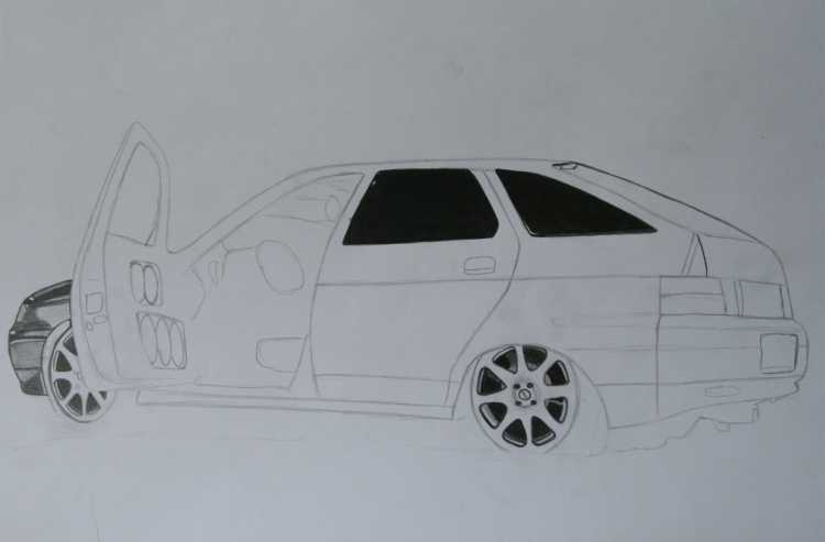 Раскраска Лада 2109