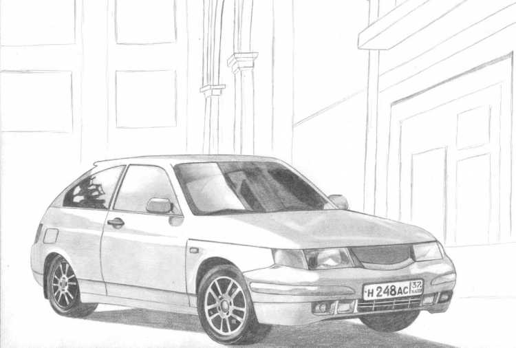 Раскраска Лада Ларгус кросс