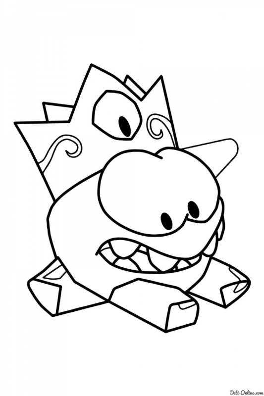 Супер ам Ням раскраска