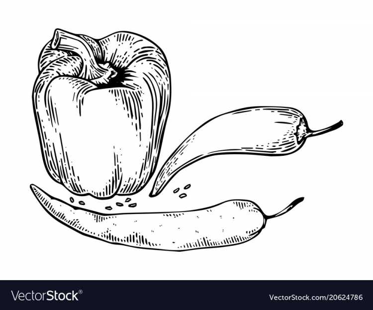 Перчик трафарет