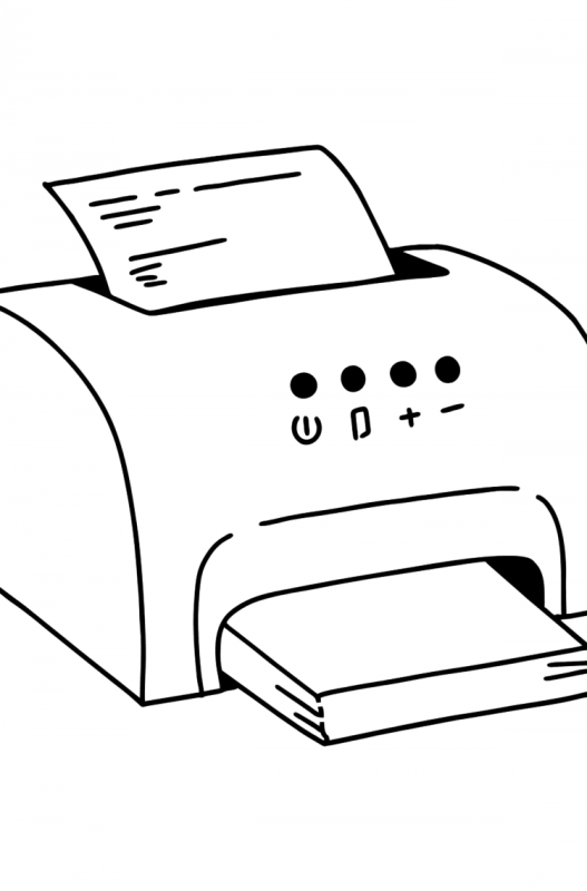 Принтер раскраска для детей