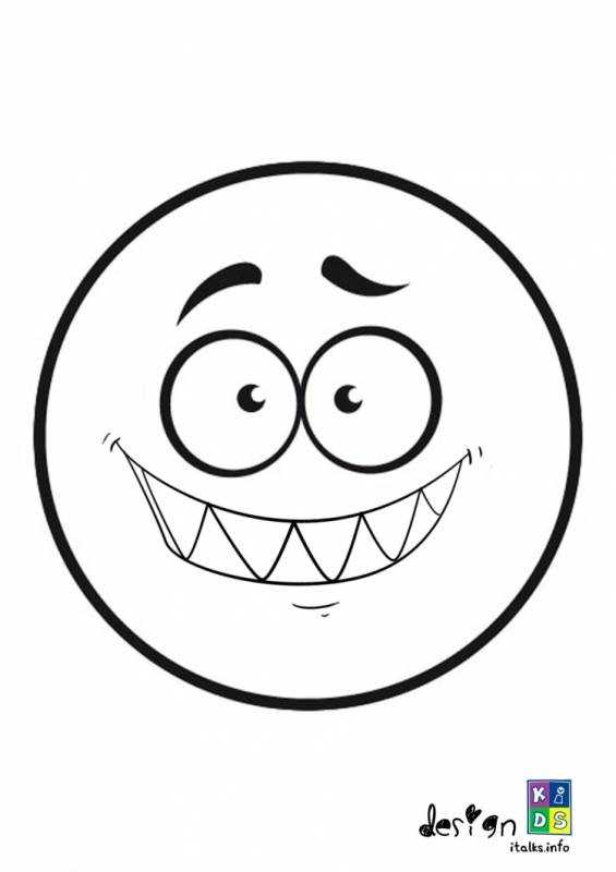 Смайлы не Раскрашенные