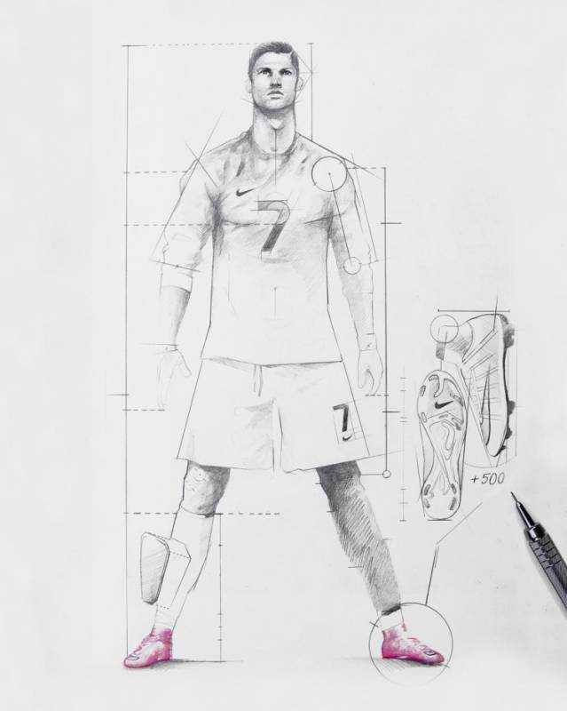 Раскраска футболиста Неймара