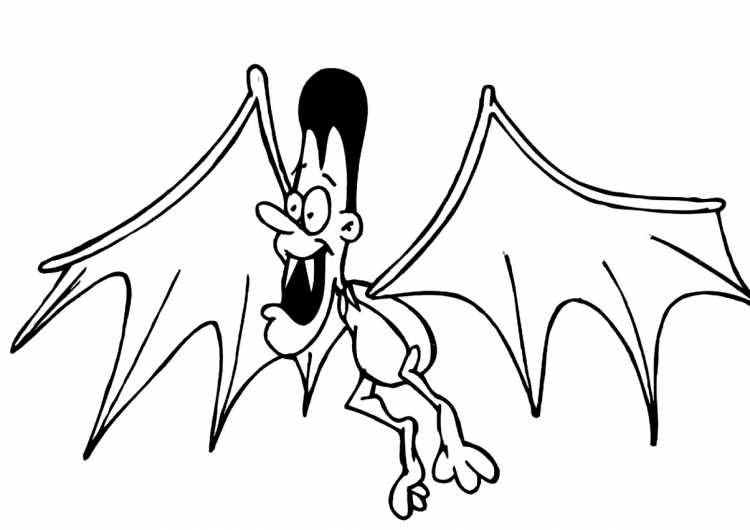 Разукрашка вампиры