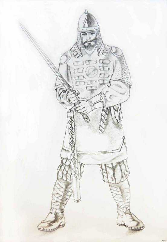 Нарисовать Александра Невского
