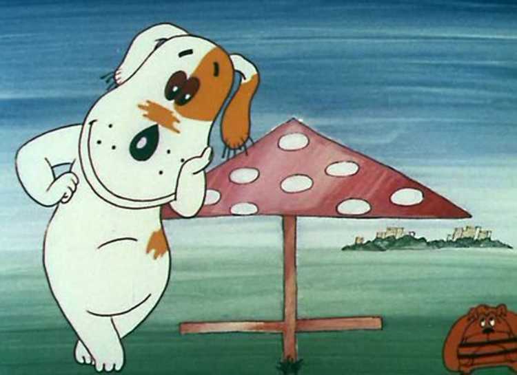 Веселая собачка раскраска