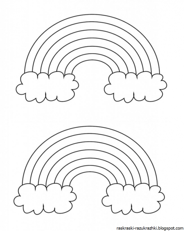 Раскраски милые облачка