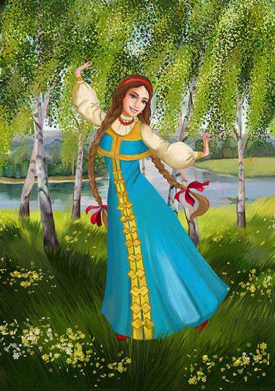 Василиса рисунок карандашом