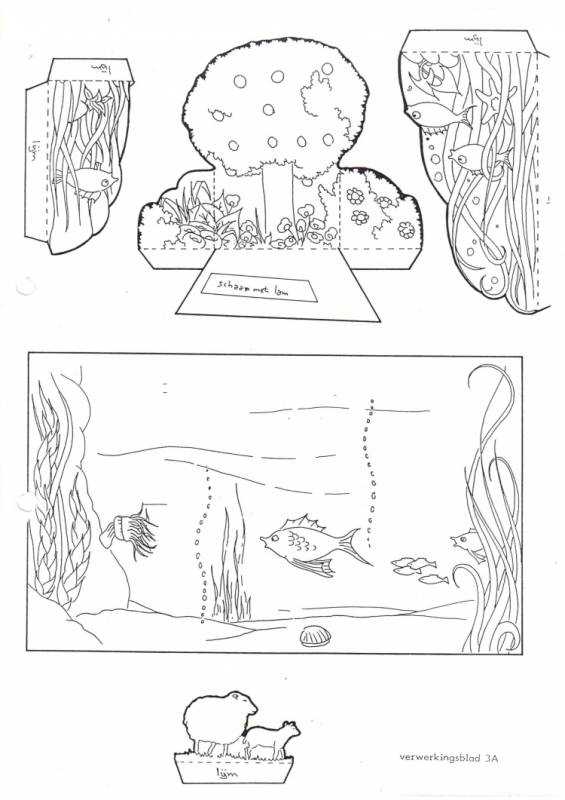 Сотворение мира раскраска