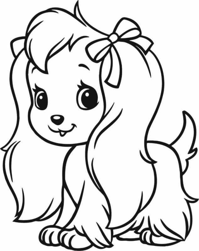 Тачки картинки раскраски собачка