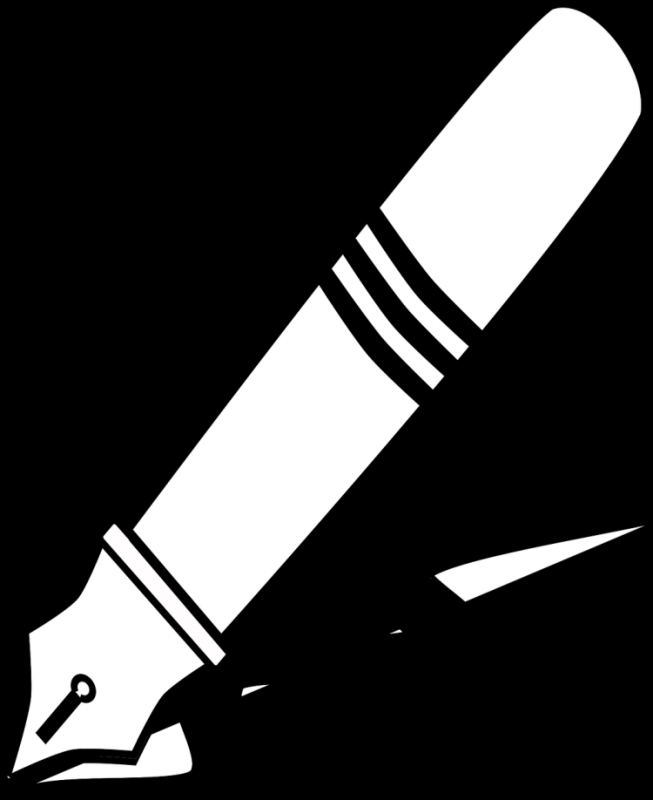 Набросок руки с ручкой