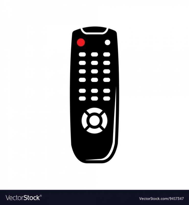 Пульт от телевизора вектор