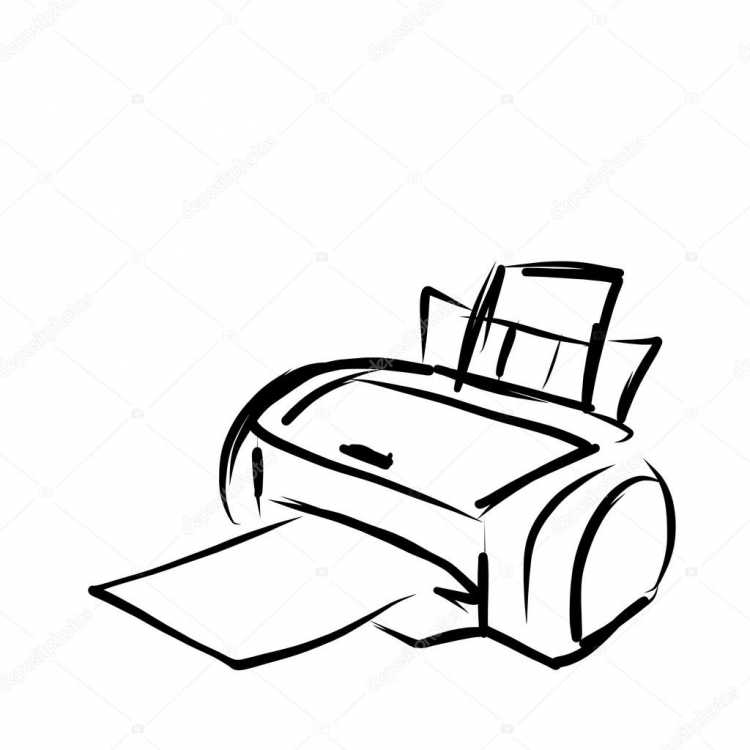 Рисунки для принтера черно-белые