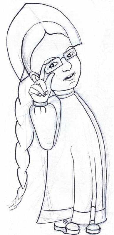 Раскраска Царевна Василиса Премудрая