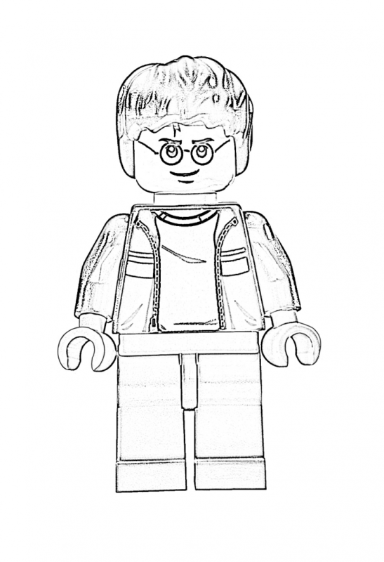 Разукрашки лего Гарри Поттер