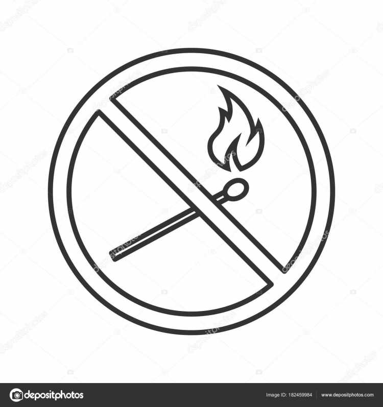 Знак горящая спичка