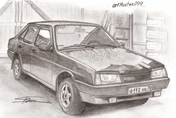 Раскраска Лада Веста такси