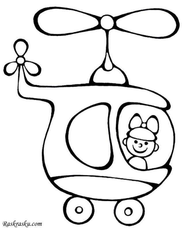 Кораблик раскраска для детей