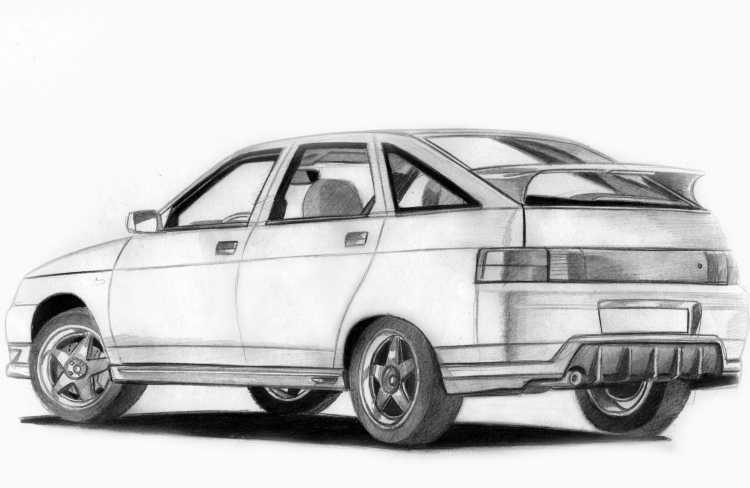 Раскраска Лада 21099